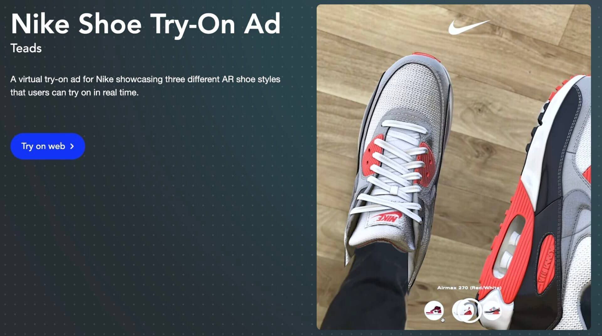 Realtà Aumentata nell’Ecommerce: Nike con il Try-On riduce il reso e il customer churn