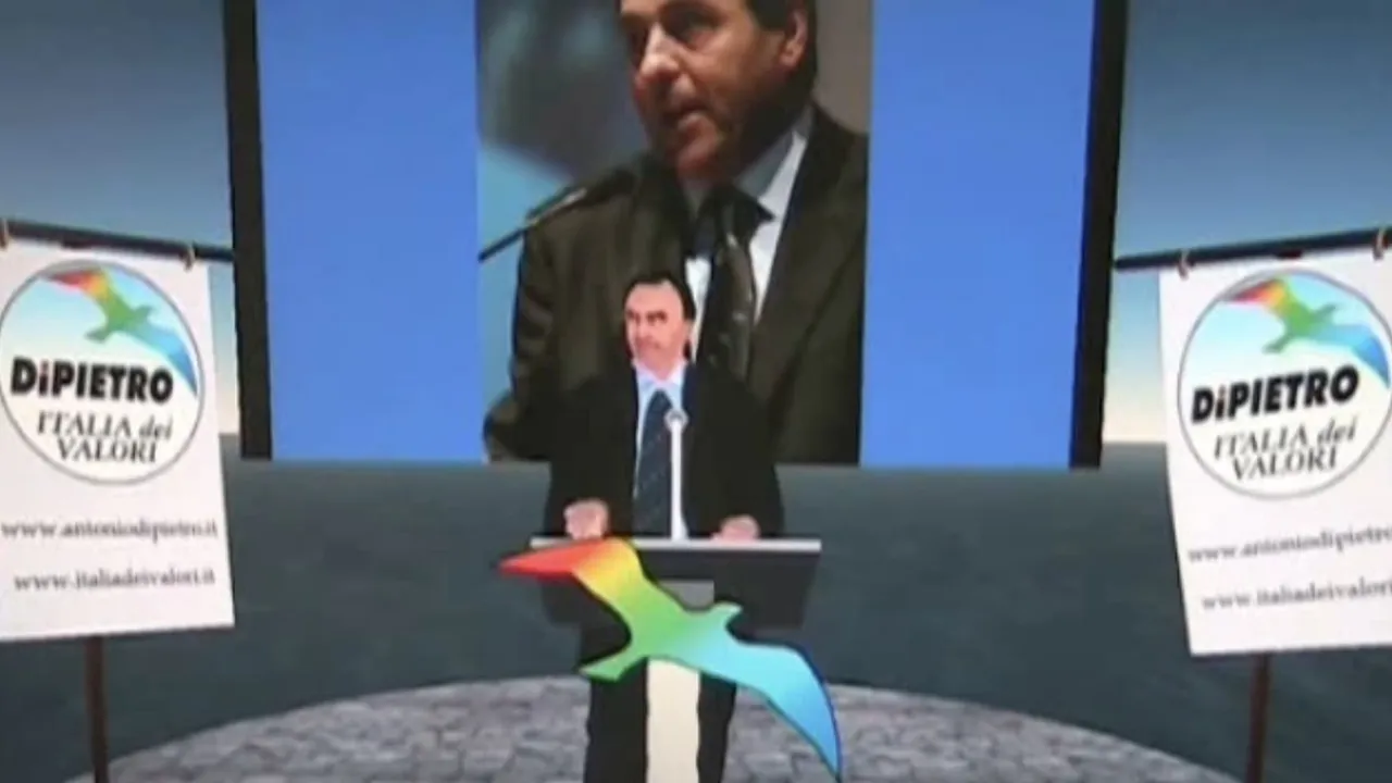 Antonio Di Pietro su Second Life
