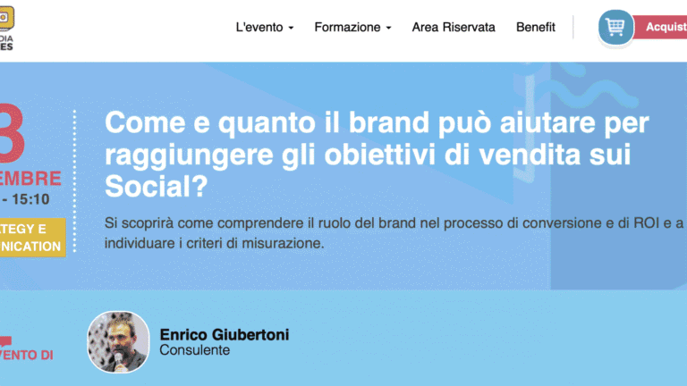 Enrico Giubertoni interviene all'evento Social Media Strategies con uno dei primi speech sull'innovazione digitale nella cosmesi
