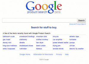Google Product Search