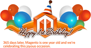 Magento is now years old