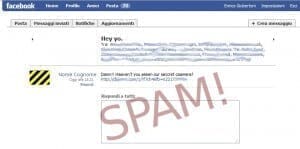facebook spam