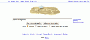 Cerchi nel grano: oggi Google intitola così il proprio motore di ricerca