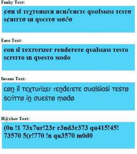 Scrivere in modo strano con FlipMyTitle