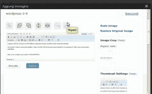 Funzioni di modifica Immagine di WordPress