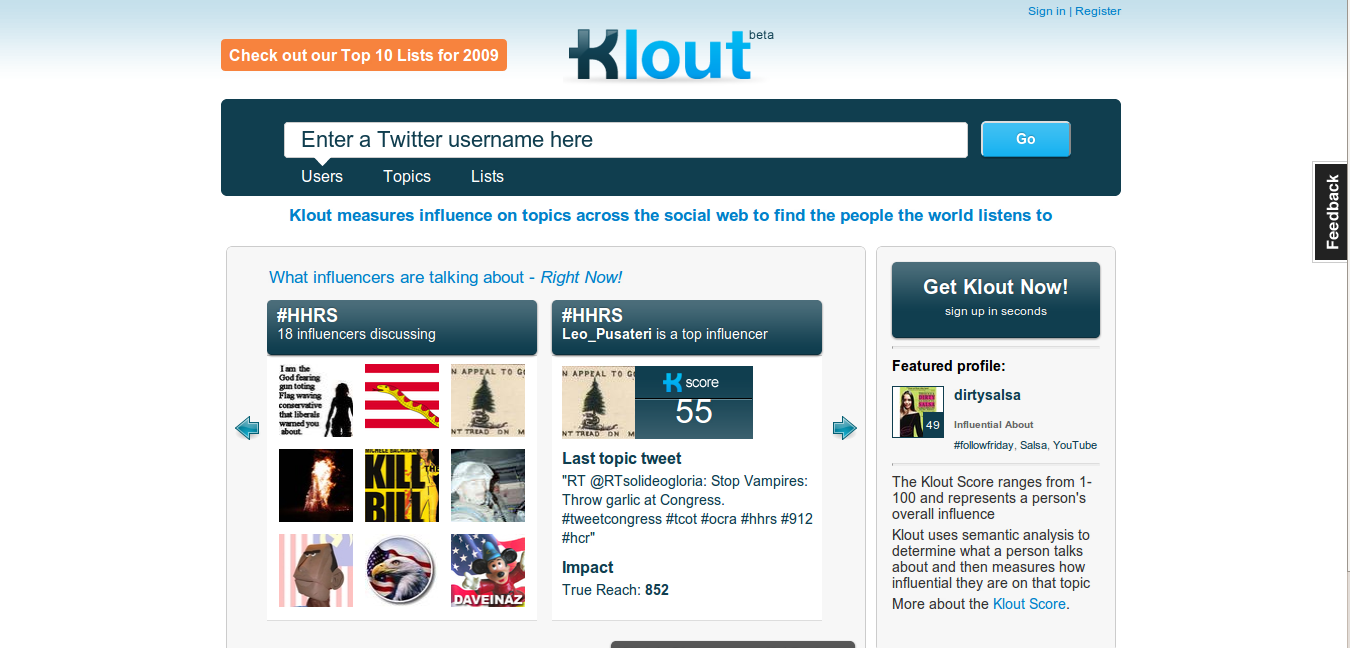 klout miniatura