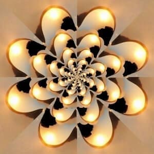 Sunset Mandala through a Glass Magnifier.