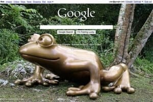 A second example page, featuring artwork by Tom Otterness, photographed by Cesar Perez