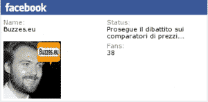 La pagina di Facebook del blog Buzzes.eu di Enrico Giubertoni