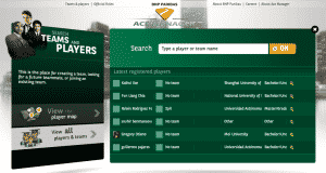 Ace Manager Recruiting Game