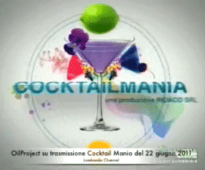 Enrico Giubertoni interviene parlando di OilProject nella trasmissione Cocktail Mania