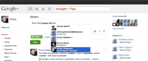 Google+ Scorciatoie di tastiera, Taggare le persone e altri Tips