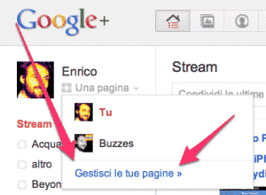 Google+: gestisci le tue pagine