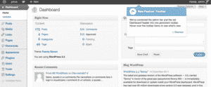 La nuova Dashboard di WordPress