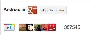 Google+ Badge delle pagine ridimensionabile