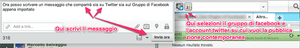 Hootsuite – pubblicare lo stesso messaggio su Twitter, Facebook Groups, Facebook Pages e altri social network