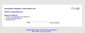 Twitter è down