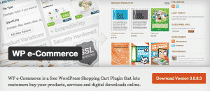 WP Ecommerce plugin di wordpress per aprire alla vendita online i tuoi siti istituzionali aziendali