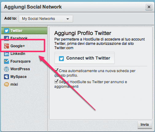 Hootsuite & Google+ Pages finalmente integrati