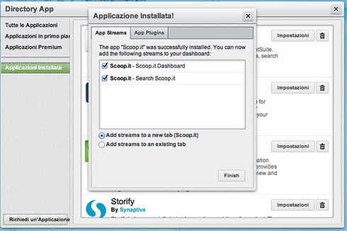 Hootsuite configura Scoop.it