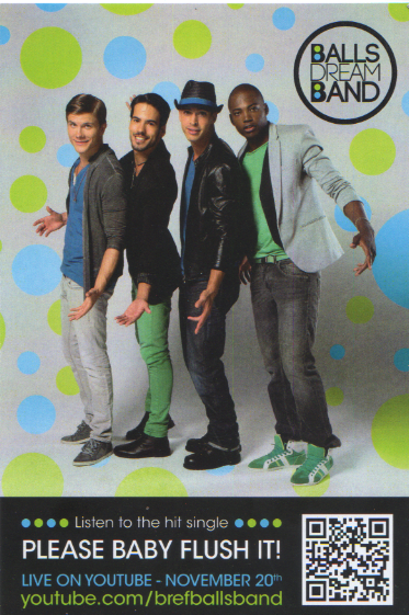 balls dream band baby flush it flyer