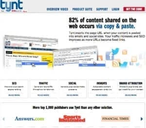 Fare Link Building e costruire Back links con Tynt.com