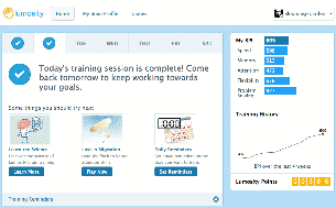Lumosity. Improving brains via Adaptive Learning
