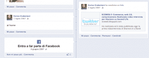 Facebook: come eravamo