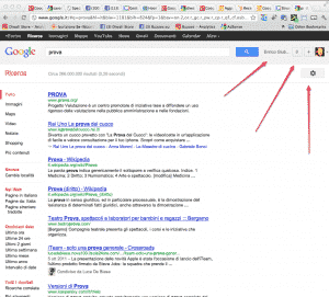 Social Search: GooglePlus fa è sempre più inserito nella SERP (Google Chrome)