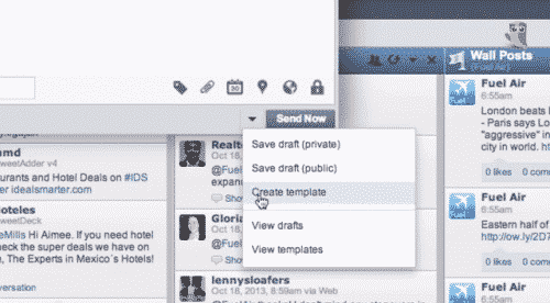Social Customer Care: il template messaggi