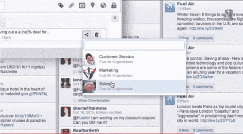 Social Customer Care via Hootsuite: i template dei messaggi e la gestione in team