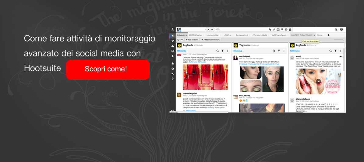 monitoraggio dei social media con hootsuite guida avanzata app tagfeeda buzzes1