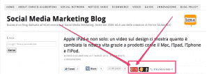 Google +1: il pulsante per gli utenti di Chrome. Notate che è completamente differente