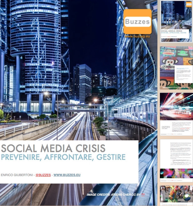 Social Media Crisis eBook Buzzes Enrico Giubertoni
