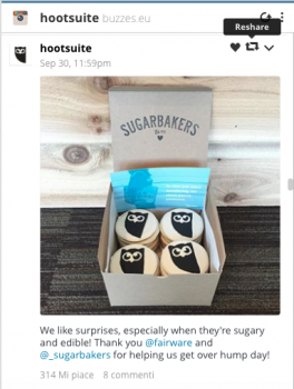 user generated content instagram reshare hootsuite