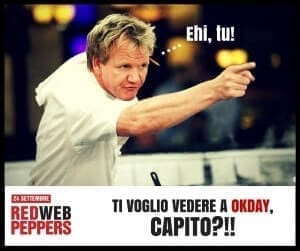 OKDAY 2015: non fare arrabbiare Gordon Ramsay. Iscriviti ora gratis