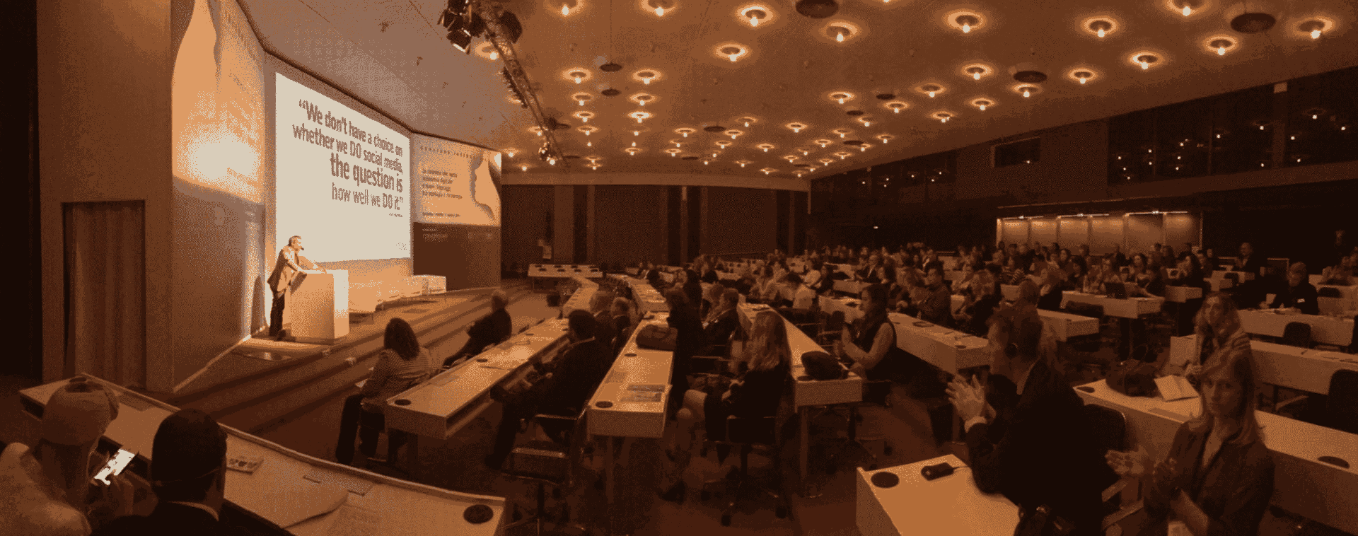 Enrico Giubertoni, Speech al Panel di Cosmetica Italia durante evento Cosmoprof 2017 Bologna