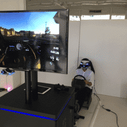 Enrico Giubertoni mentre prova #PlaystationVR