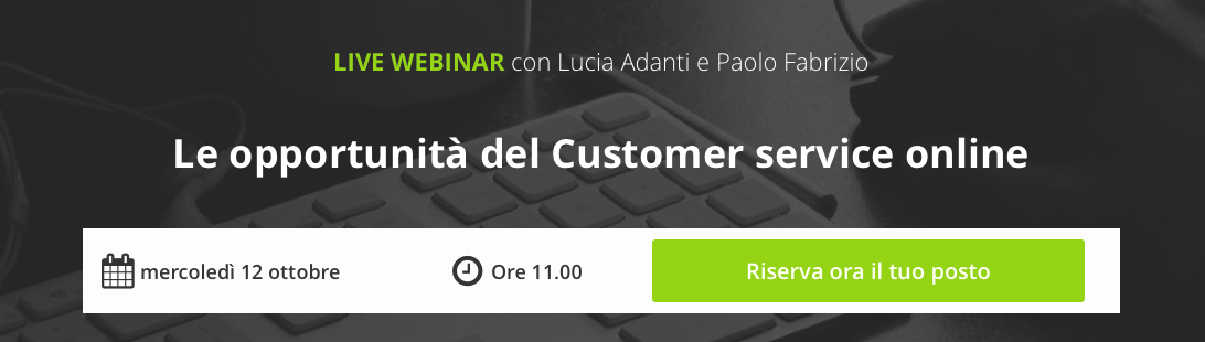 webinar le opportunita customer care cover