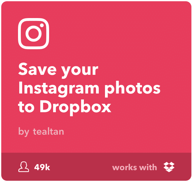come usare ifttt applet instagram