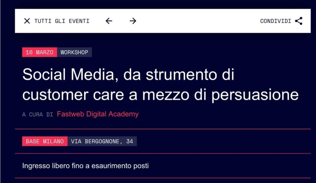 Milano Digital Week: Social Media, da strumento di customer care a mezzo di persuasione . Speech di Enrico Giubertoni alla Milano Digital Week 2018