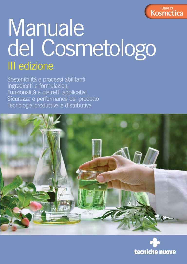 Enrico Giubertoni autore presso AA.VV. Il Manuale del Cosmetologo III Edizione, Tecniche Nuove Editore