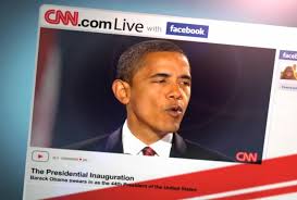 Facebook & CNN: live coverage Obama 2009