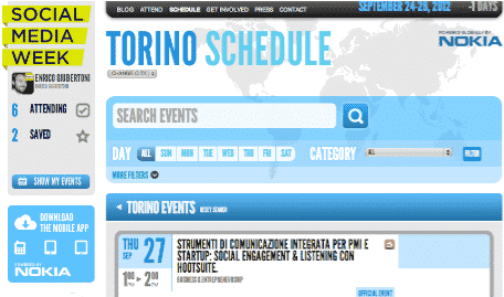 Parlo di Hootsuite, Giovedì 27 settembre ore 13:00 alla Social Media week Parlo di Hootsuite, Giovedì 27 settembre ore 13:00 alla Social Media week