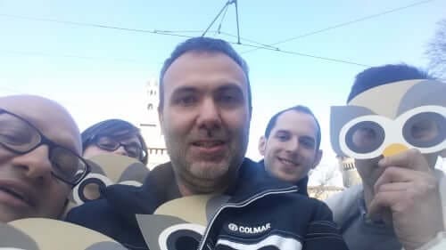 Anno 2015, partecipazione alla Social Media Week insieme a Saverio Bruno, Andrea Romoli, Giusy Congedo